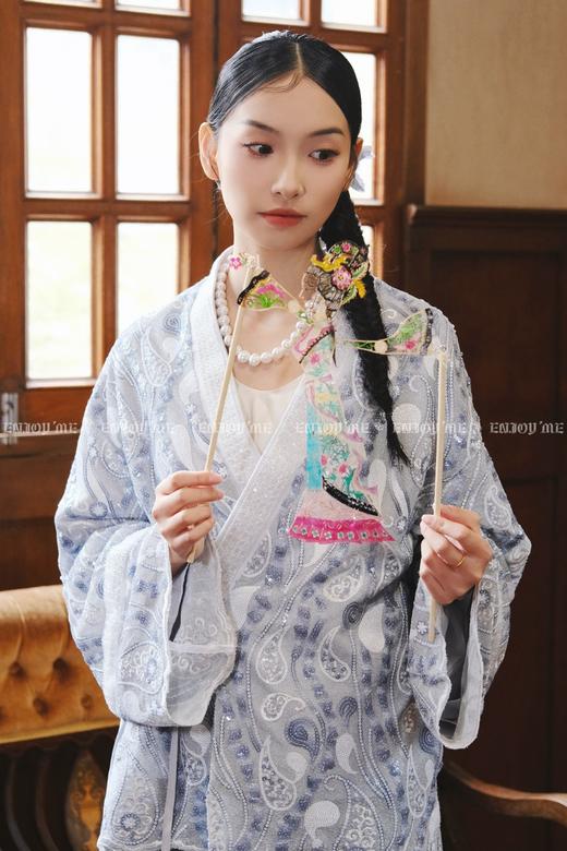 【门店同款】ENJOY春季云敛-春光推盏烟雨初霁中式外套 161946711 商品图0