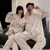 【新中式❗️水墨纹冰丝情侣睡衣】薄款舒适，柔软亲肤，自由不束缚，春秋长袖女高级感新款可爱男士夏季家居服套装 商品缩略图2