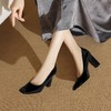 【预售5天】简约柔软通勤春夏季新款鞋子方头粗跟高跟鞋气质正装浅口单鞋女ZF&25081 商品缩略图2