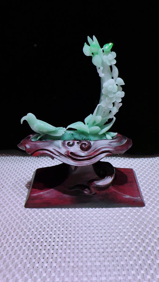 620878翡翠摆件【喜上眉梢 喜事连连】 商品图4