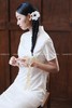 【门店同款】ENJOY春季云敛-春光推盏白玉兰山中式旗袍 162146310 商品缩略图3