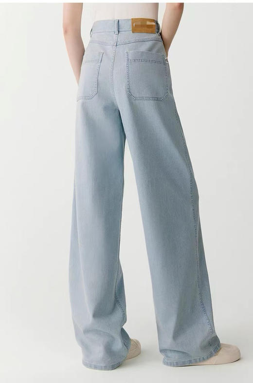 【3月10日 下午13:30 秒杀】返场小禾 浅蓝 直筒 阔腿裤 薄款水洗牛仔裤 商品图5