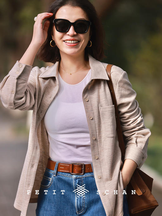 PETIT SCHAN小闪 ACC#014 Tree bone 树骨 意大利进口植鞣树膏牛皮复古皮带 商品图2