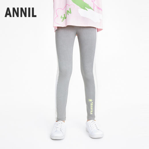女童针织打底裤春季新款安奈儿童装EG516133 商品图1