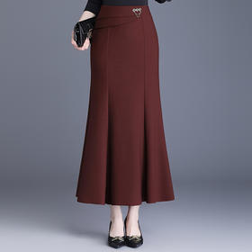 通勤时尚包臀鱼尾裙，高腰显瘦一步裙优雅半身裙MYX-JYM-2516-L