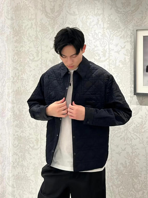 Dior 菱形格绗绣棉服 商品图1