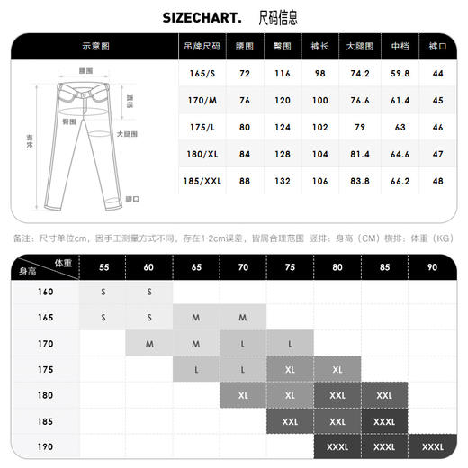 GXG男装 双色暗格纹面料工装口袋百搭宽松阔腿裤  
 春季热卖 商品图4