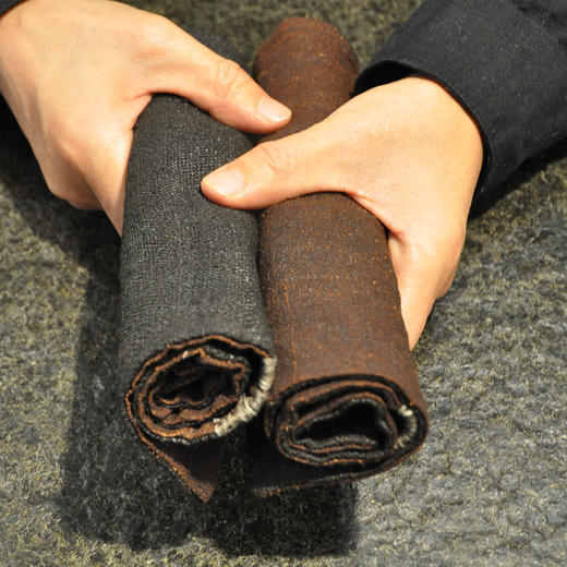 麻十 汉麻香云纱 双面茶席杯垫集合 商品图3