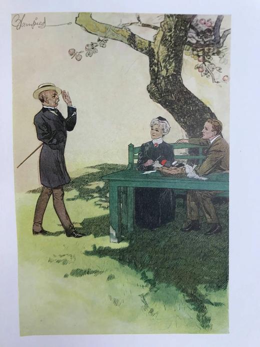 约20世纪早期 杰弗里·法诺尔《金钱月亮》 埃德蒙·布兰皮德23幅彩色插图 漆布精装18开 商品图9