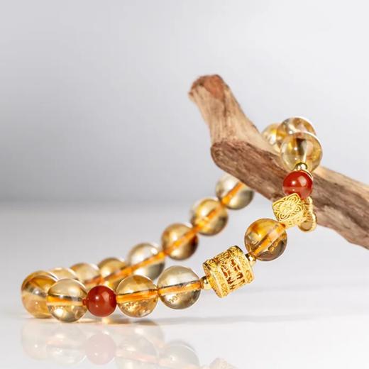 新中式黄水晶福禄手串 商品图2