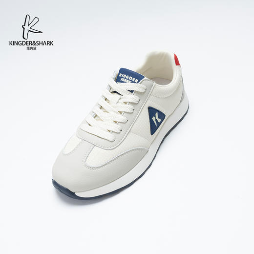 经典鲨2025年春季新品韩版男士拼色平底系带休闲鞋KF18-513011 商品图4