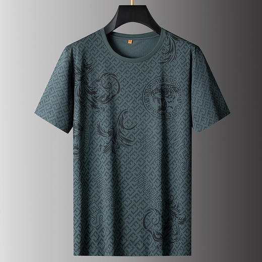 【DPS】大依优型大码短袖T恤冰丝凉感半袖男大码夏季薄款打底衫肥佬运动休闲 商品图4