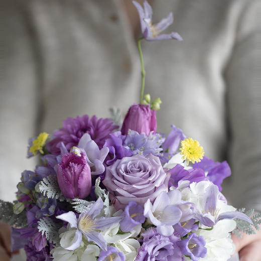 「是蛋糕吗？」花礼（紫色系） 商品图1