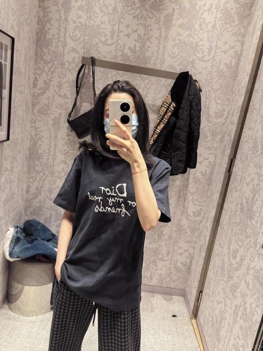 Dr朋友字母刺绣圆领短袖 商品图6