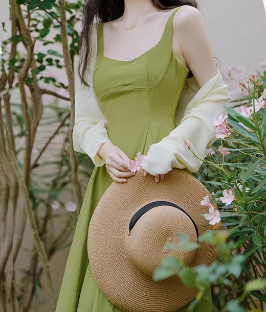 裁缝学苑AS442法式复古开衫吊带连衣裙纸样女装新款显瘦裙子套装样板 商品图4