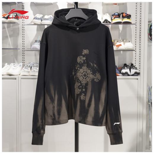 【M/L/XL断码】李宁男子卫衣2025春季新款篮球系列宽松休闲套头连帽卫衣AWDUH37【库存有限，如无货将做退款，介意慎拍！】 商品图0