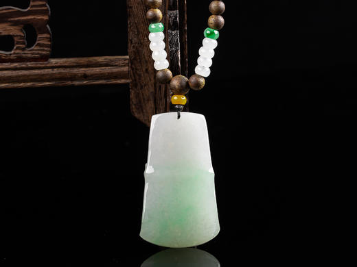 XY0027原创沉香diy飘色翡翠大竹节挂件 商品图2