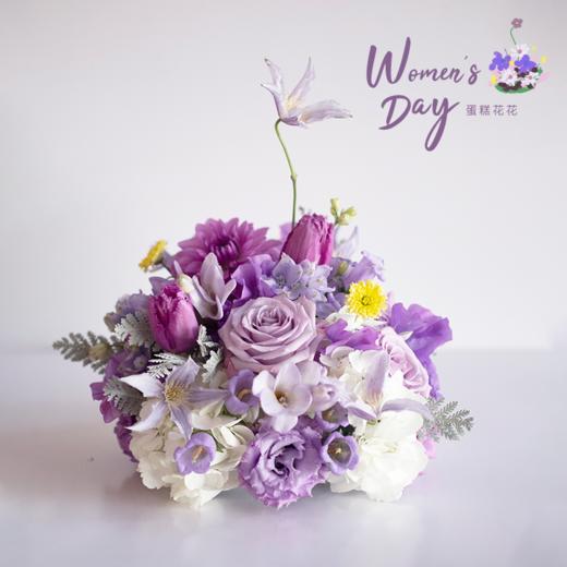 「是蛋糕吗？」花礼（紫色系） 商品图0