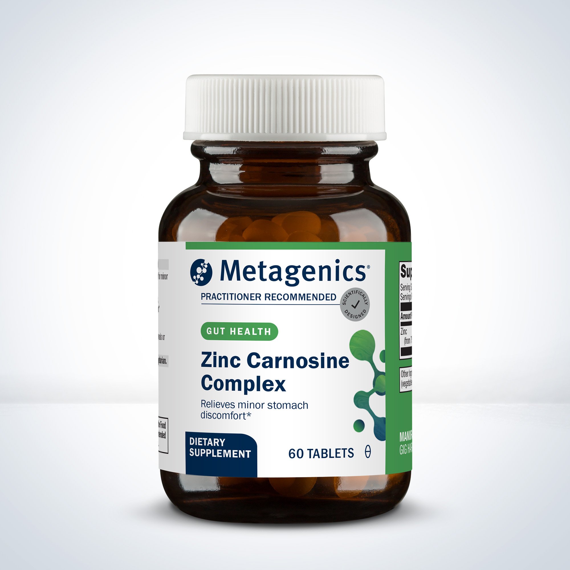 Metagenics Zinc Carnosine  Complex 60粒  原名称 Zinlori 75® 新旧包装随机