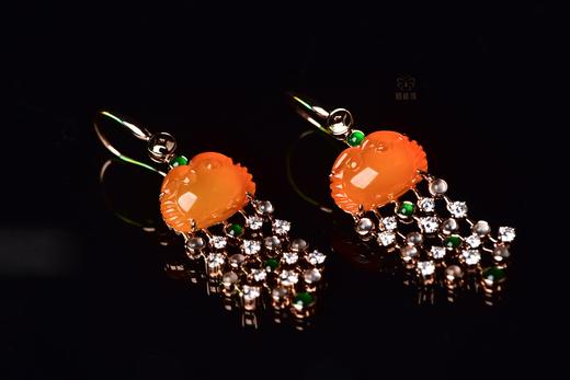 【八方来财】黄翡耳坠-EZ12411017 商品图5