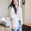 VICTORIA&VERA春季“轻盈呼吸感”气质宽松休闲2粒扣撞色袖口设计感西装外套 商品缩略图4