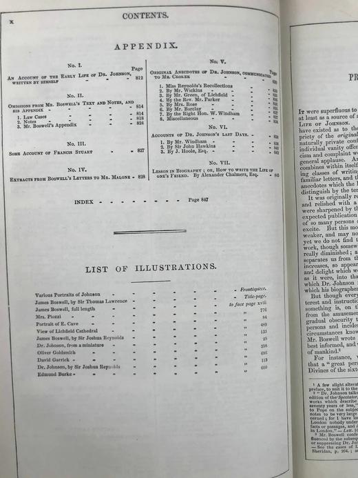 1890年 鲍斯威尔《塞缪尔·约翰逊传》 12幅插图 漆布精装18开 商品图4