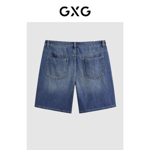 GXG夏季男士直筒水洗牛仔短裤休闲五分裤男 商品图1
