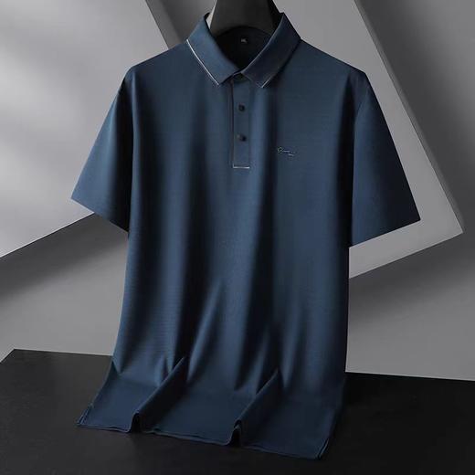 【冰丝无痕】【DDA】大依优型大码短袖POLO衫冰丝无痕翻领商务休闲透气半袖夏季上衣 商品图2