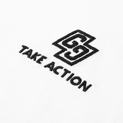 GXG夏季撞色绣花简约宽松休闲短袖t恤男 商品图4