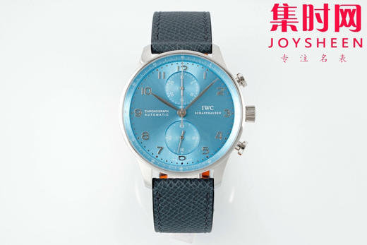 新款IWC万国表葡萄牙系列 ZF葡计地平线蓝 透底葡计 男士腕表IW371626 商品图0