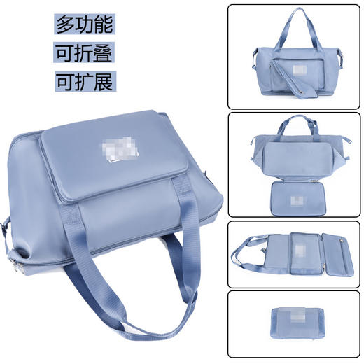 新款大容量短途旅行袋干湿分离健身包游泳包可折叠手提行李包学生爆款新款 商品图2