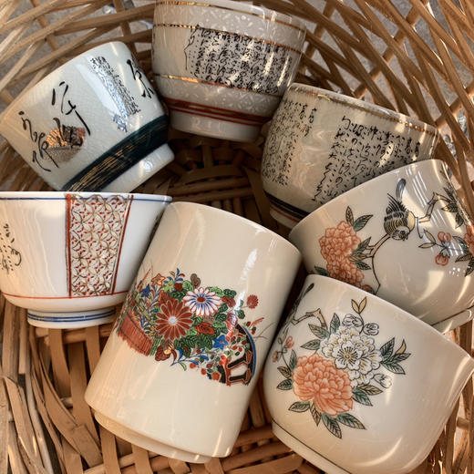 日本中古茶杯 九谷烧等 商品图1
