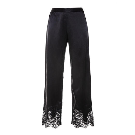 法式真丝短吊短裤长裤家居服 T9210 商品图3