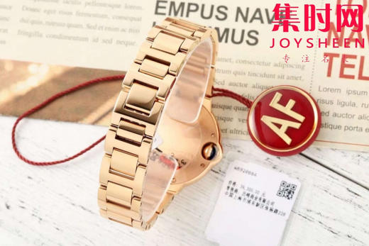 CR卡地亚蓝气球系列 中号33mm 全玫金 女士腕表 商品图5