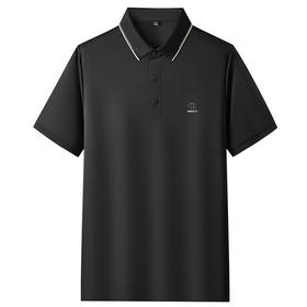 【桑蚕丝】【DKP】大依优型大码短袖Polo衫翻领T恤休闲短袖男宽松T恤上衣胖子