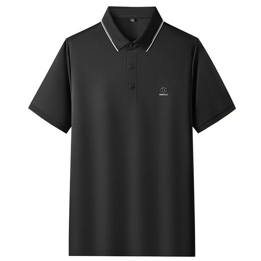 【桑蚕丝】【DKP】大依优型大码短袖Polo衫翻领T恤休闲短袖男宽松T恤上衣胖子 商品图0