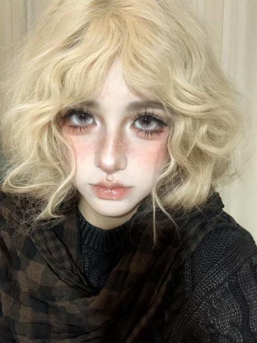 『大直径半年抛』 Deerbell-白桃醉粉-14.5mm【半年抛 度数0-800度 无525/575】 商品图3