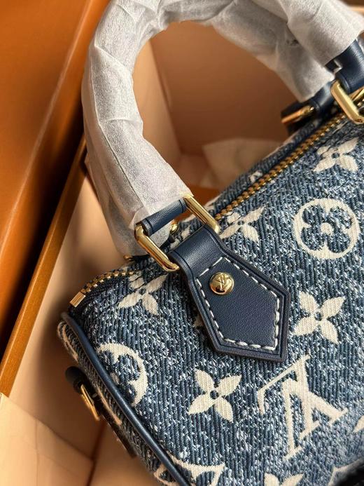 D022733Speedy nano限量款丹宁  渐变牛仔布斜挎包手提包 商品图8