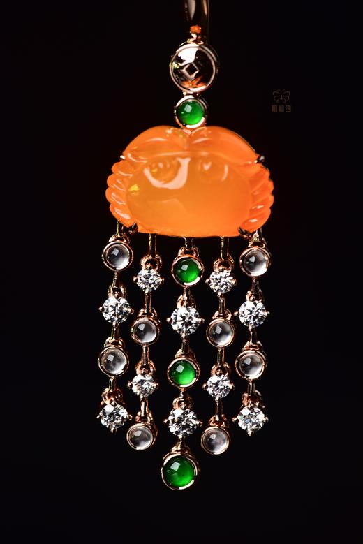 【八方来财】黄翡耳坠-EZ12411017 商品图4