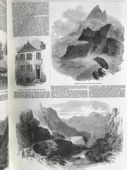 41.5*29cm！1854年 伦敦新闻画报 数百幅版画插图 真皮精装8开 商品图9