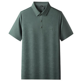 【冰丝弹力】【DKP】大依优型大码短袖Polo衫翻领T恤休闲短袖男宽松T恤上衣胖子