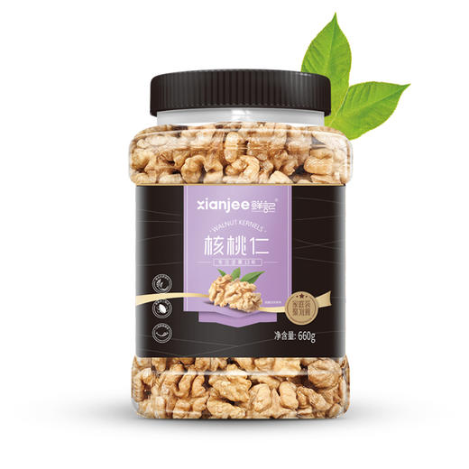 【鲜记】核桃仁 660g 博士帽罐装 商品图0