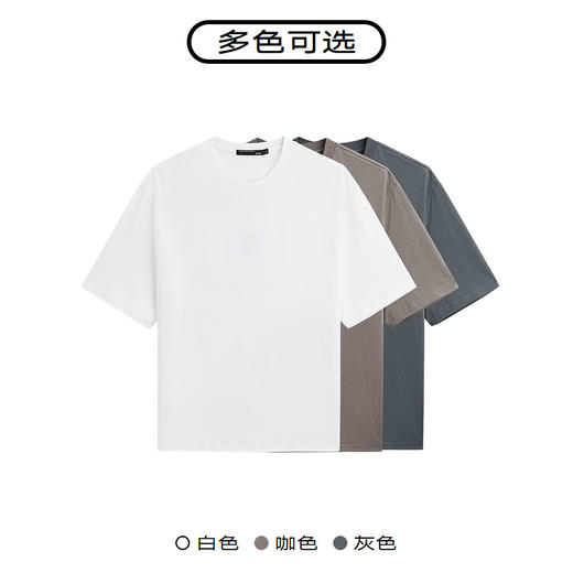 GXG男装  夏季多色时尚潮流休闲舒适圆领短袖T恤男 商品图2