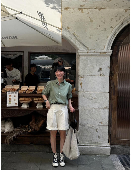 228-4 多巴胺颜色 小马刺绣 衬衫 商品图8