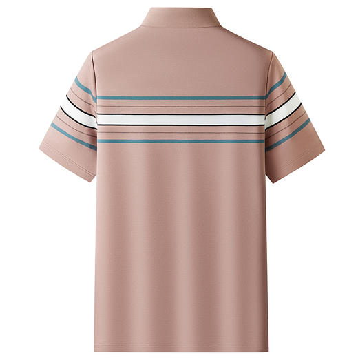 【丝光】【DKP】大依优型大码短袖Polo衫翻领体恤轻奢休闲男宽松T恤上衣胖子 商品图3