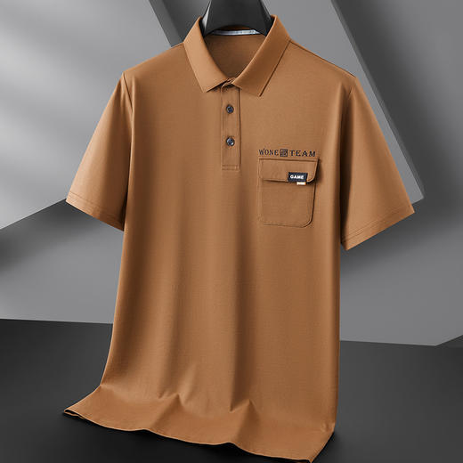 【棉质】【DPF】大依优型大码短袖POLO衫翻领宽松加肥加大半袖体恤男夏季新款上衣 商品图1