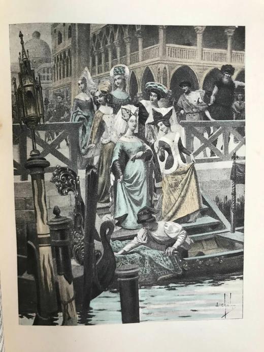 薄伽丘《十日谈》（全2卷合订1册） 路易·查隆16幅经典插图 漆布精装大32开 商品图7