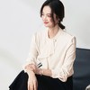【高货sh】全新升级【铂金会员174/天猫229/差价55】(12304) 洛诗琳25春轻职场温柔风不规则飘带衬衫通勤职业长袖衬衣 商品缩略图3