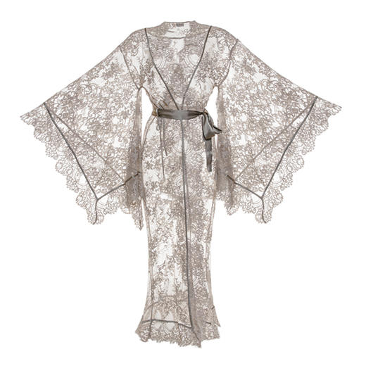 女士蕾丝侧开叉长裙 D913001 商品图3