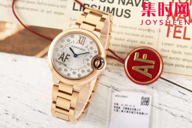 CR卡地亚蓝气球系列 中号33mm 全玫金 女士腕表